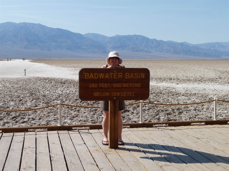 Lowest point in Western Hemisphere and USA