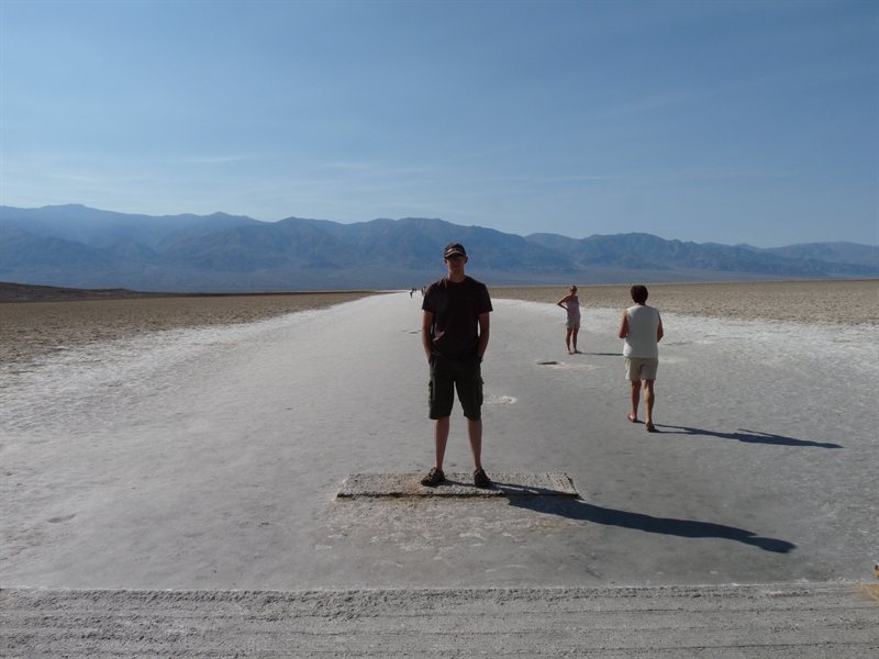 Salt flats at Badwater Basin