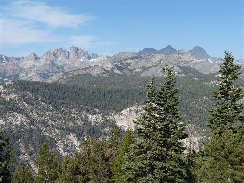 Mountain views near Mammoth
