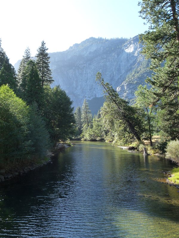 View down the valley