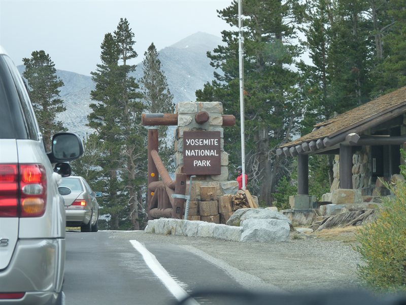 Entering Yosemite