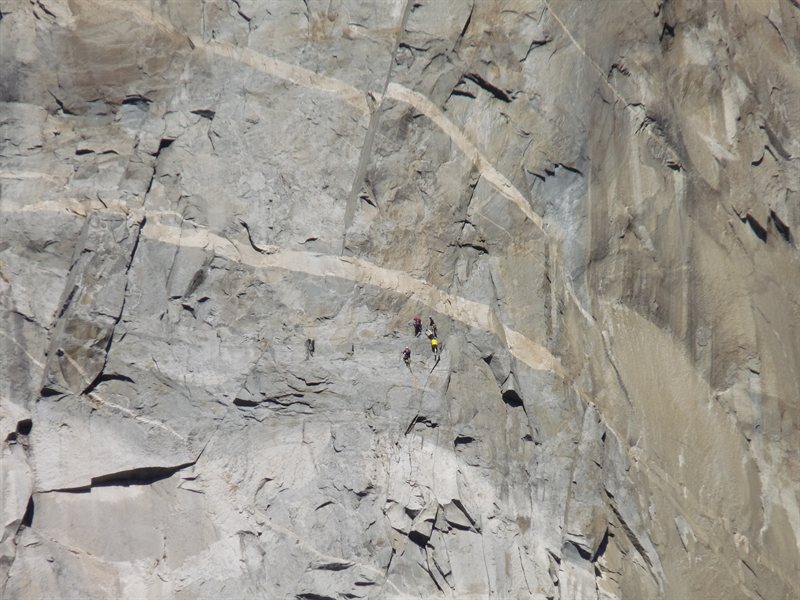 Climbers on El Capitan