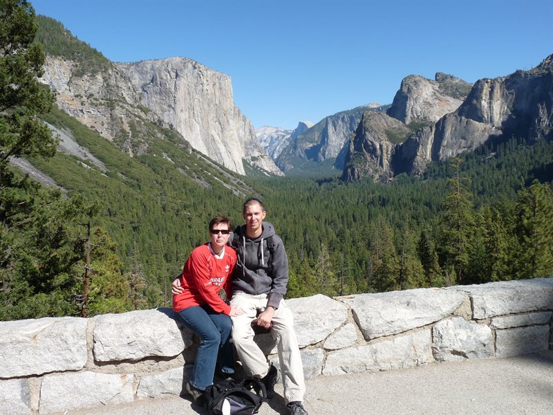Claire & Ed at tunnel view