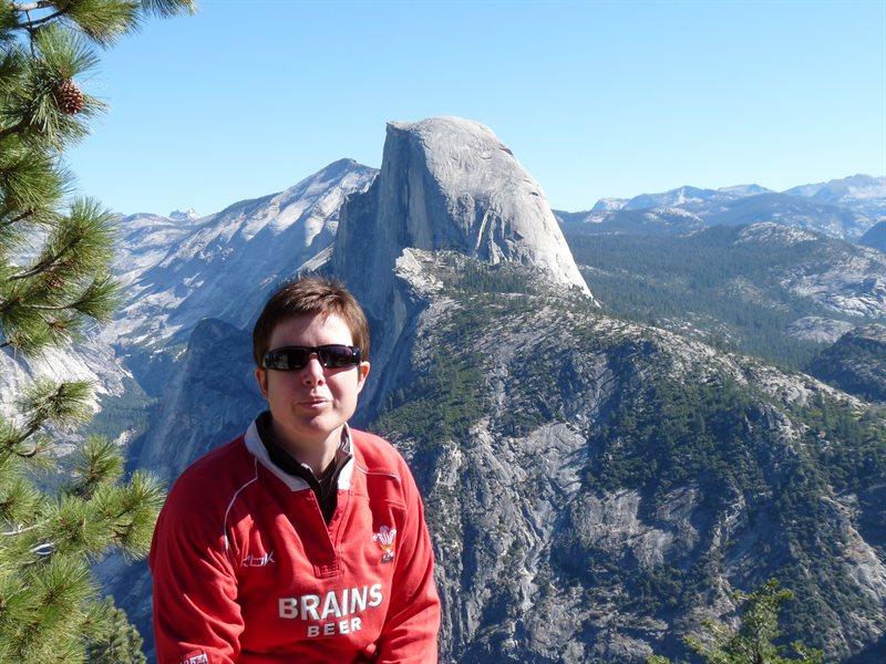 Claire at Half Dome
