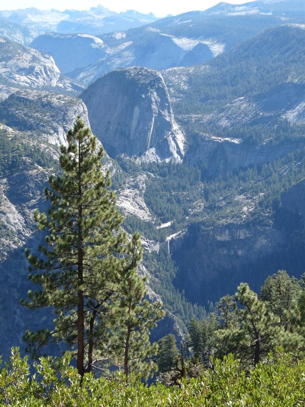 Vernal Falls from Glacier Point
