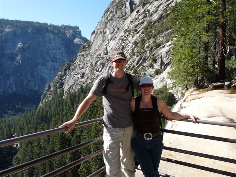 Us at the top of Vernal Falls