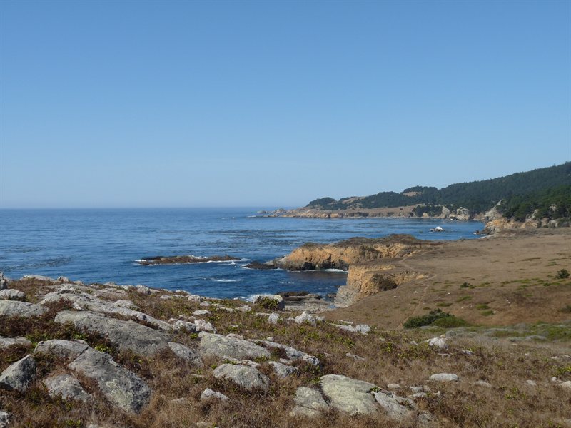 The Pacific Coast on Highway 1