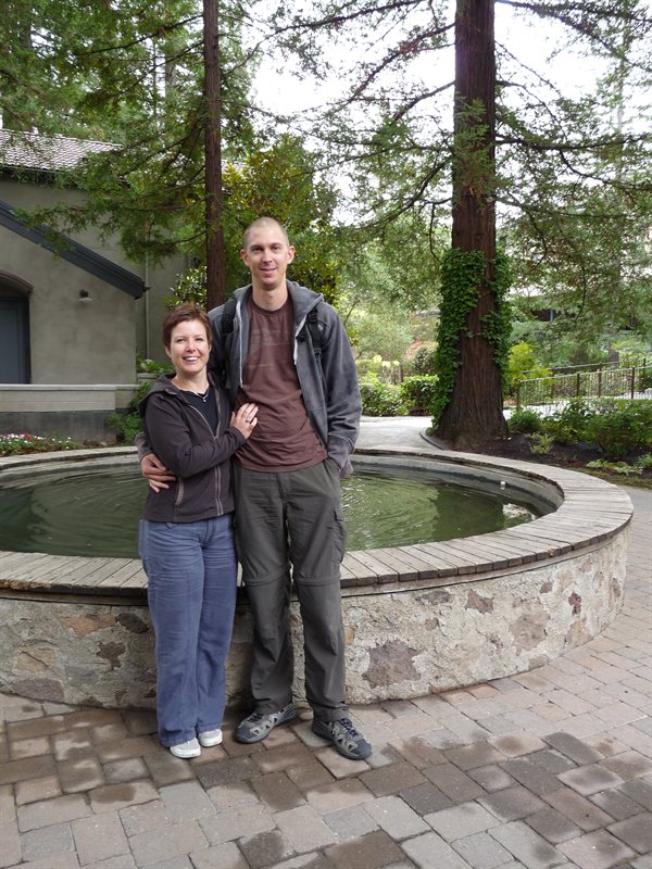 Us at the start of the tour at Simi