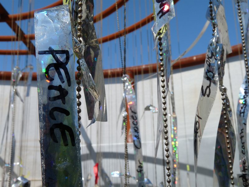 Wishes in the Changing Rooms garden