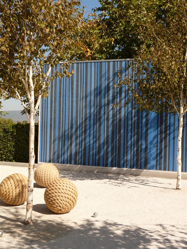 Boules in the Play Garden