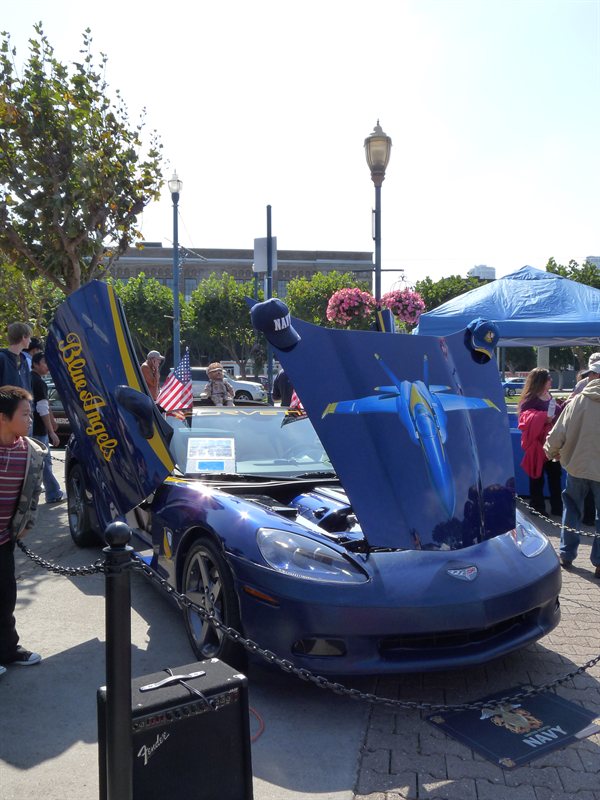 The Blue Angels also have a car!
