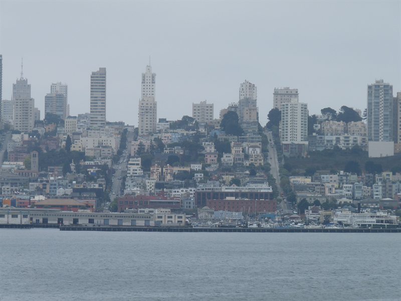 San Francisco view from Alcatraz