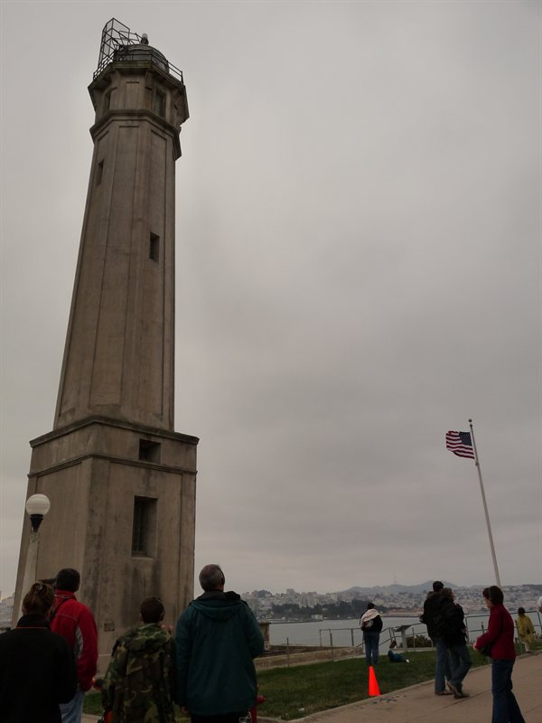 The lighthouse on Alcatraz
