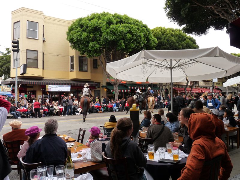 Horses on display at the Italian Heritage Day Parade