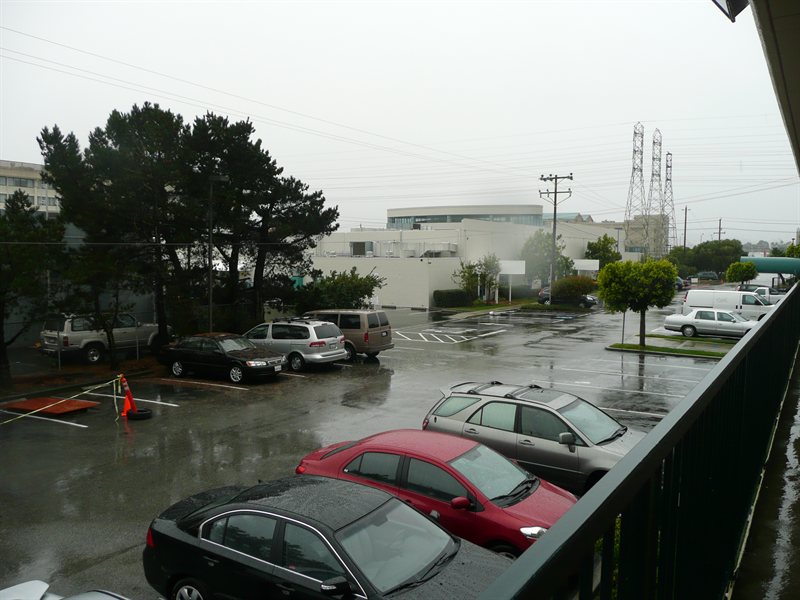 The rain from our hotel room :(