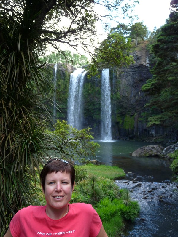 Claire at Whangarei Falls