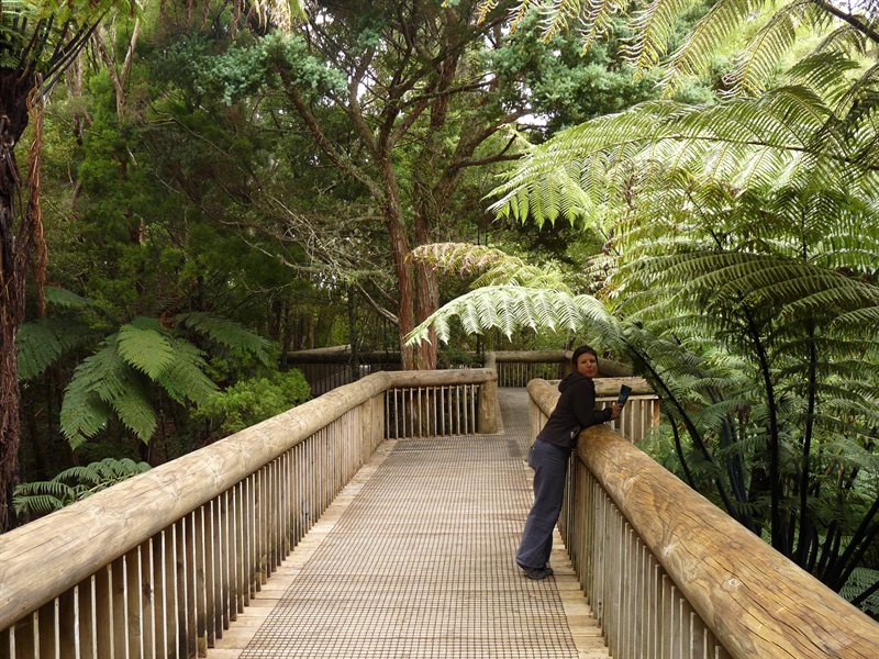 Claire at Waitangi Treaty Grounds