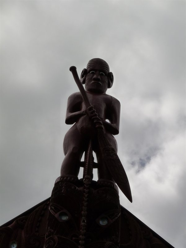 Maori meeting house at Waitangi Treaty Grounds