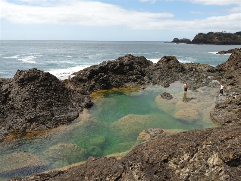 Mermaid Pool at Matapouri Beach