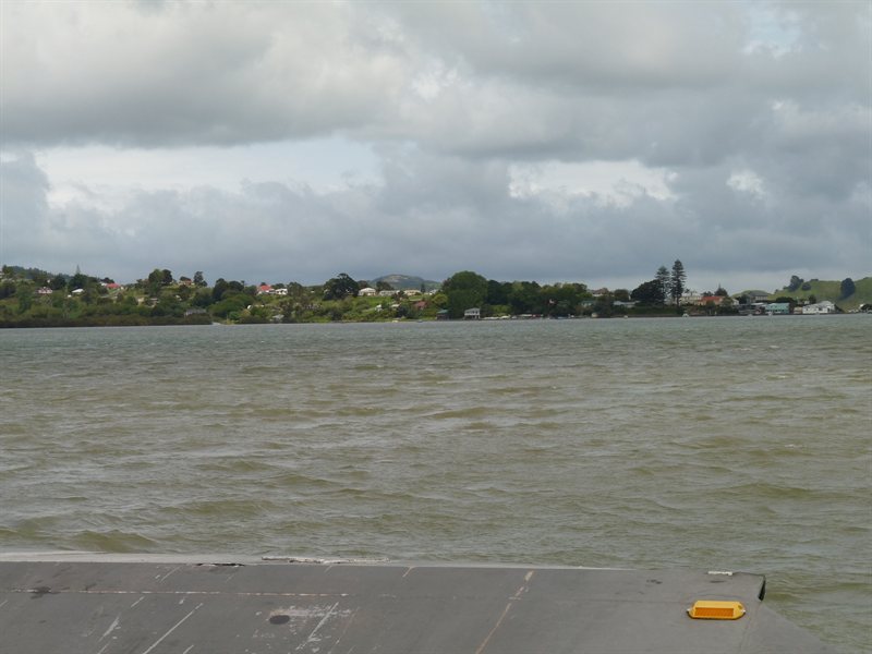 Heading to Rawene on the ferry