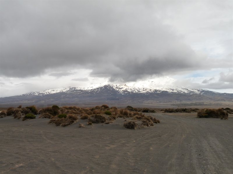 The mountains at Tongariro National Park