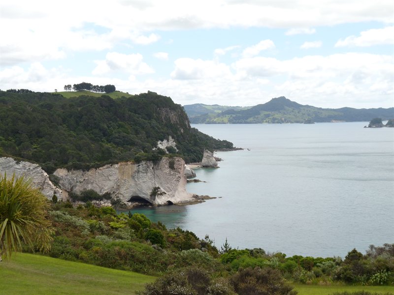 View over Cathedral Cove
