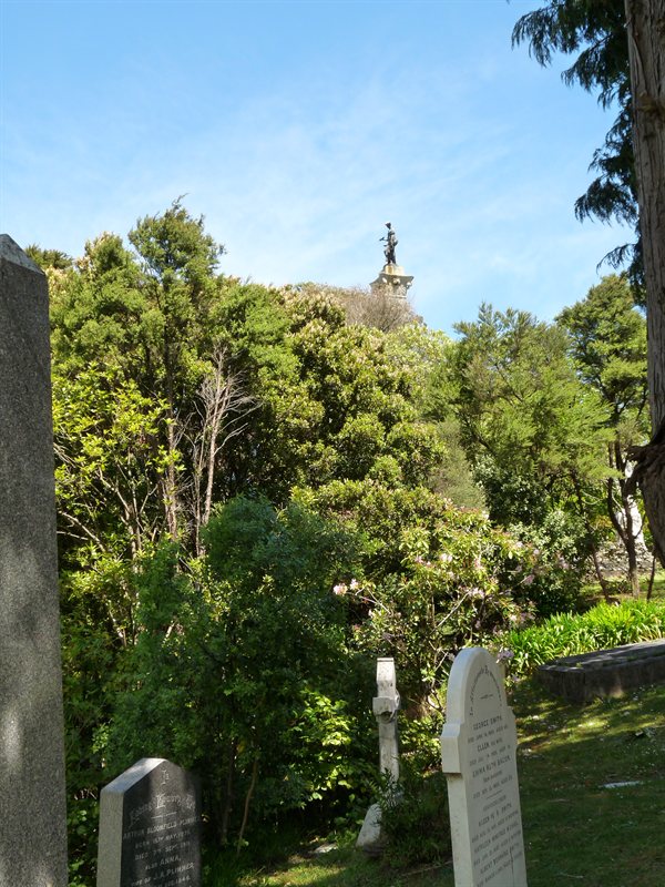Bolton Street Cemetery with Seddon Memorial in background