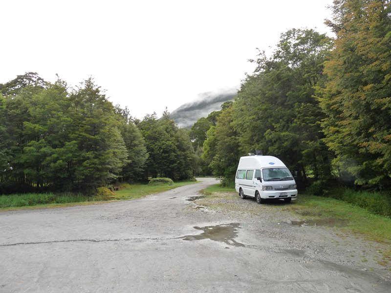 Our campsite at Pleasant Flat