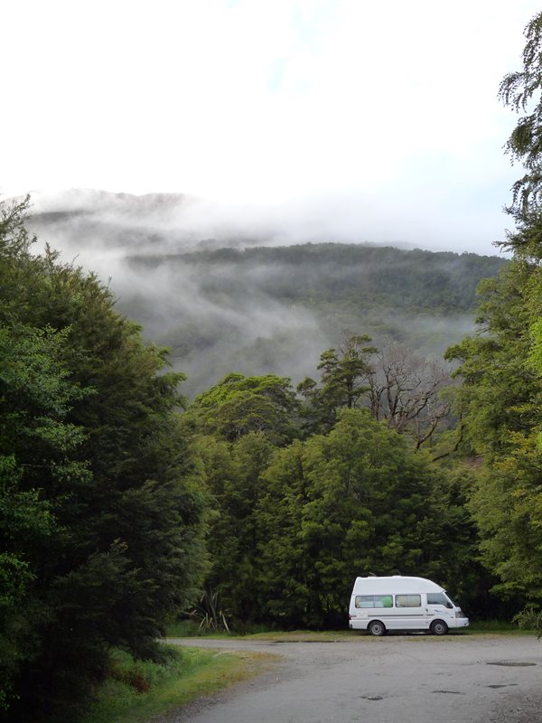 Our campsite at Pleasant Flat
