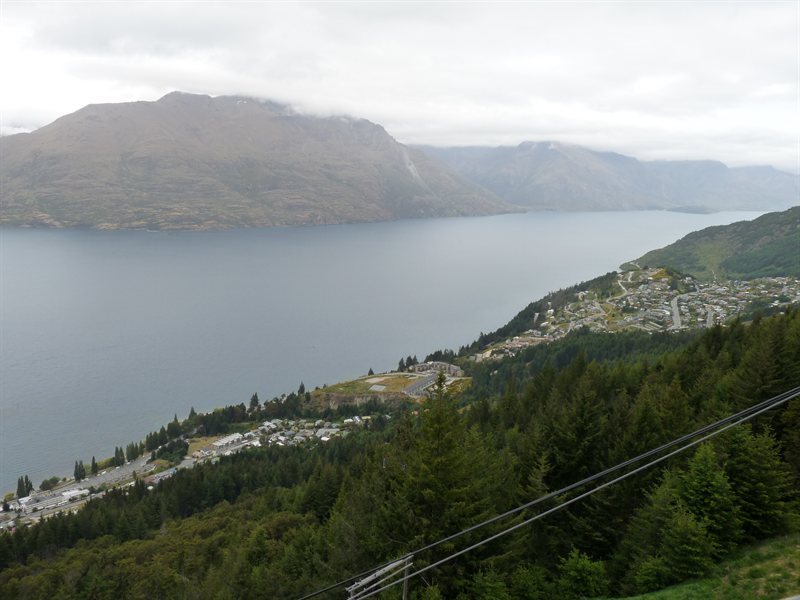 Views over Lake Wakitapu and Queenstown