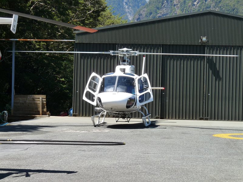 Our helicopter all ready to go