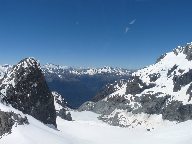 View from the helicopter