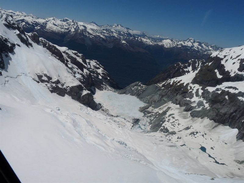 View from the helicopter