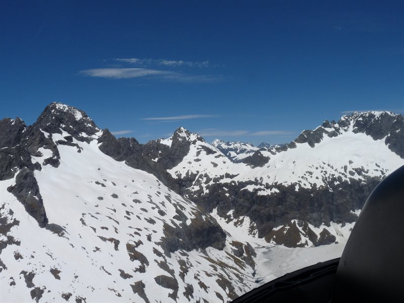 View from the helicopter