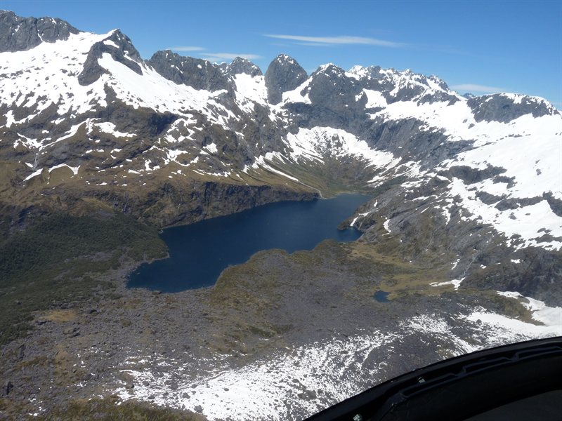 View from the helicopter