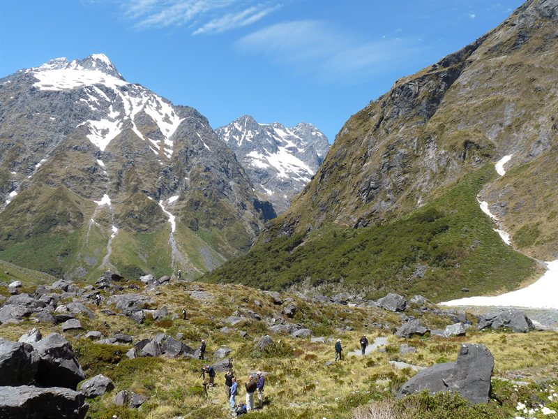 Nature walk near the Homer Tunnel