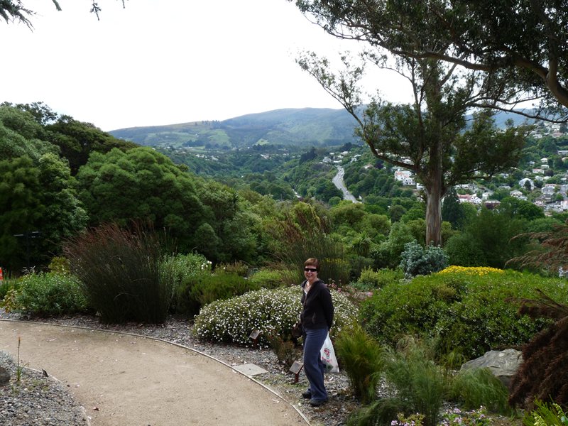 View over Dunedin from the Botanic Gardens