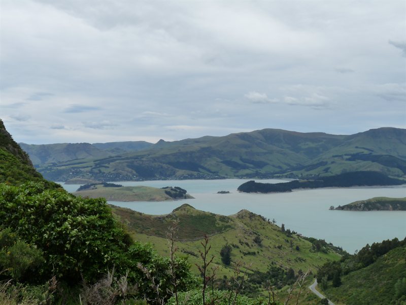 View over Lyttleton Harbour