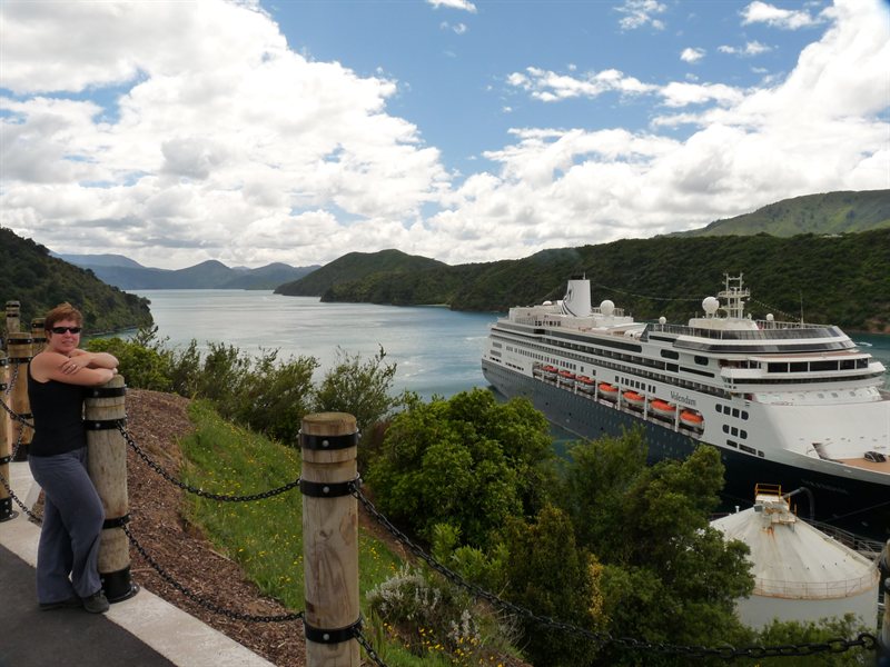 Claire at Picton viewpoint