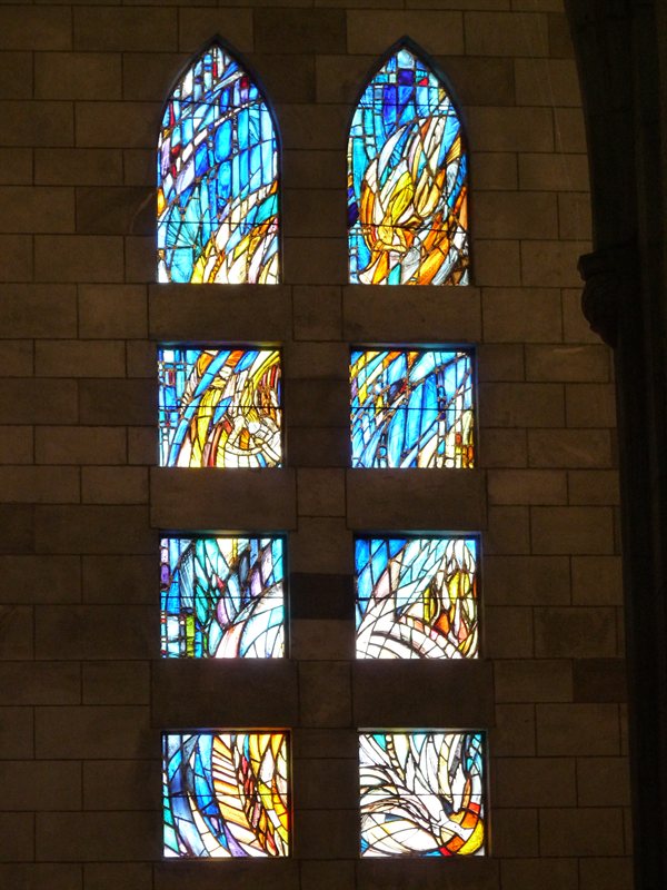 Windows inside Christ Church Cathedral