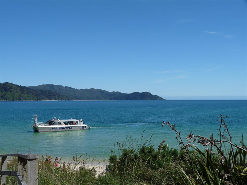 Drop off at Awaroa Bay