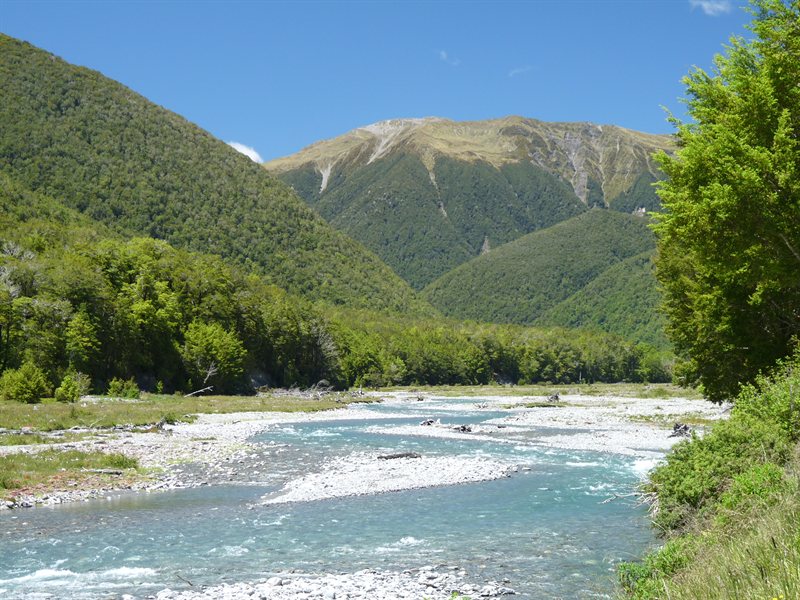 Mountain views over Lewis Pass