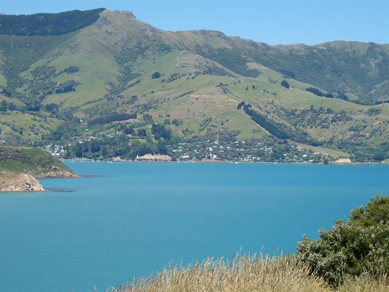 View from the peninsula towards Akaroa