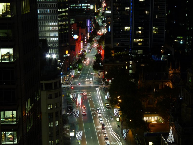 George Street viewed from our hotel room