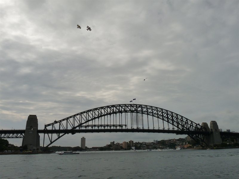 Display planes on New Year's Eve