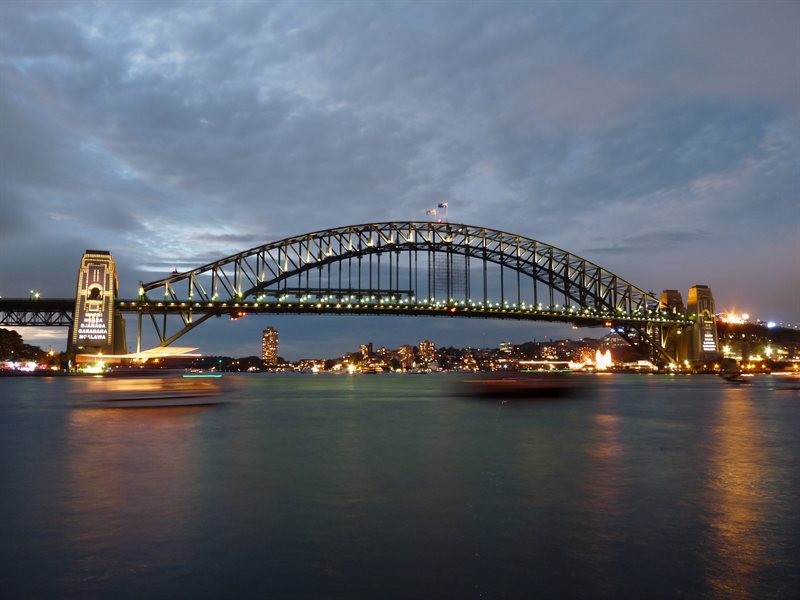 Sydney Harbour Bridge on New Year's Eve