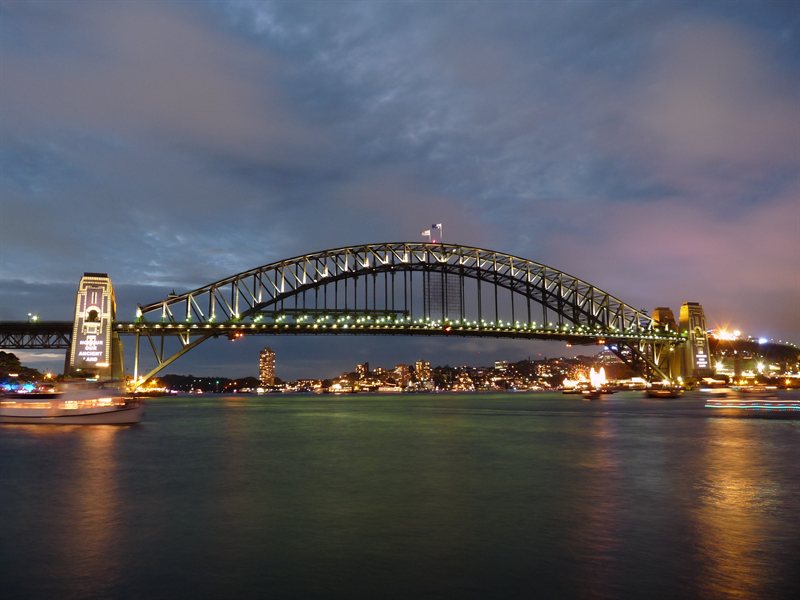 Sydney Harbour Bridge on New Year's Eve