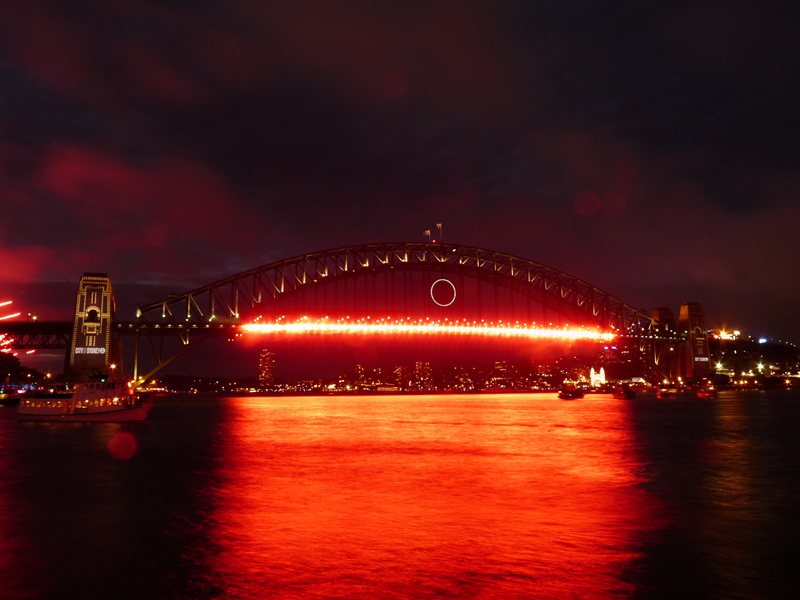 Sydney Harbour Bridge on New Year's Eve