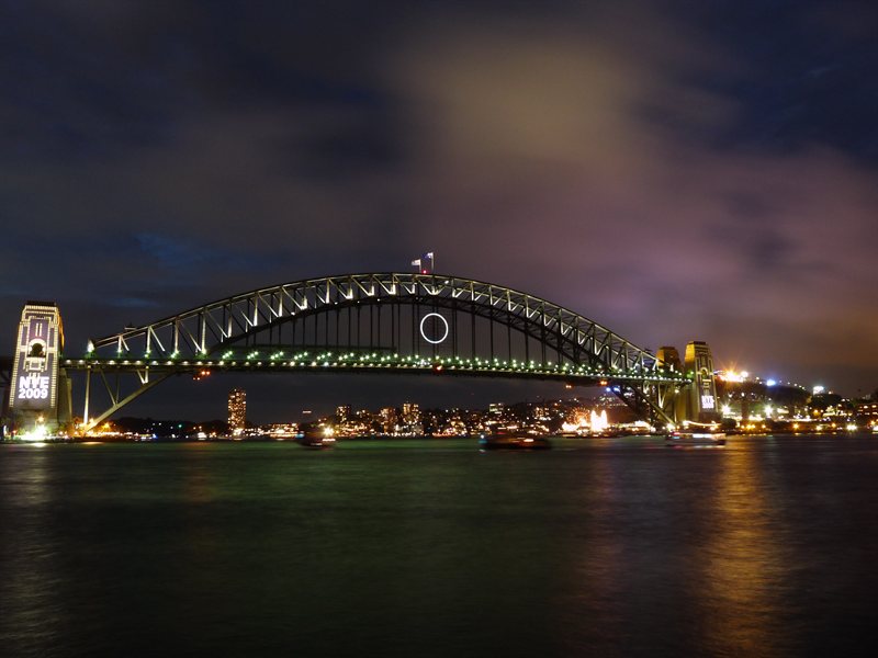 Sydney Harbour Bridge on New Year's Eve