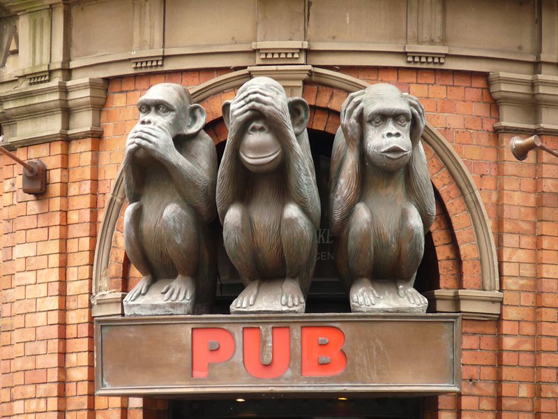 Three Wise Monkeys in Sydney